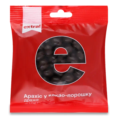 Драже Extra! Арахіс у какао-порошку