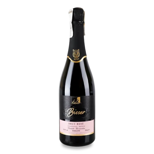Ігристе Вино Рожеве Брют Bisser Колоніст, 12.5% в/ґ, 750 мл