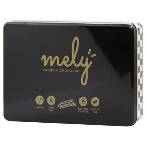 Асорті Mely Фініки, абрикос, волоський горіх та інжир в чорному шоколаді без цукру 400г