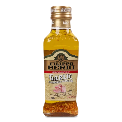 Олія Оливкова Filiрpo Berio Вищого Ґатунку Зі Смаком Часнику, 250мл