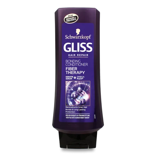 Кондиціонер Для Виснаженого Волосся Після Фарбування Fiber Therapy Hair Renovation Gliss Schwarzkopf, 400мл