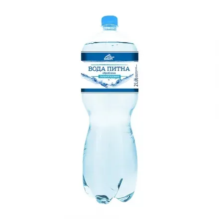 Вода 2л Розумний вибір питна оброблена сильногазована