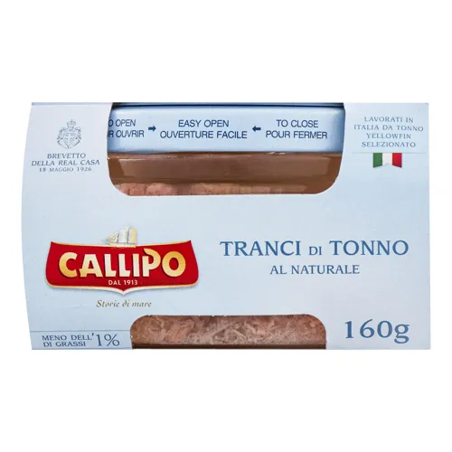 Тунець у власному соку Callipo Ієлоуфін с/б 160г