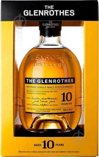 Віскі ГЛЕНРОТЕС 10 років 0.7л
