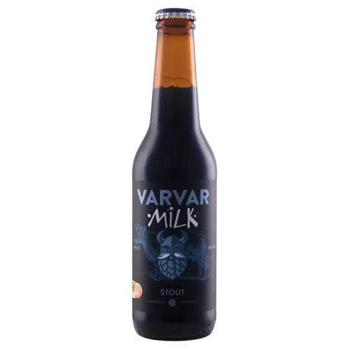 Пиво 0.33л 6% темне нефільтроване непастеризоване Milk Stout Varvar пл