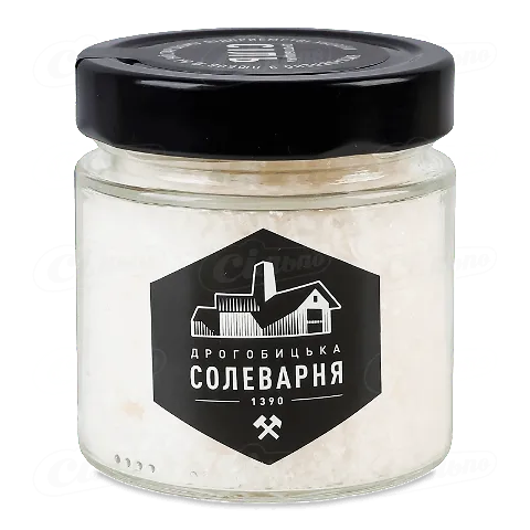 Сіль Лавка традицій Дрогобицька солеварня кухонна виварна скляна банка, 120г