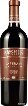 Вино Kosher Collection Saperavi червоне напівсухе 14% 0,75л