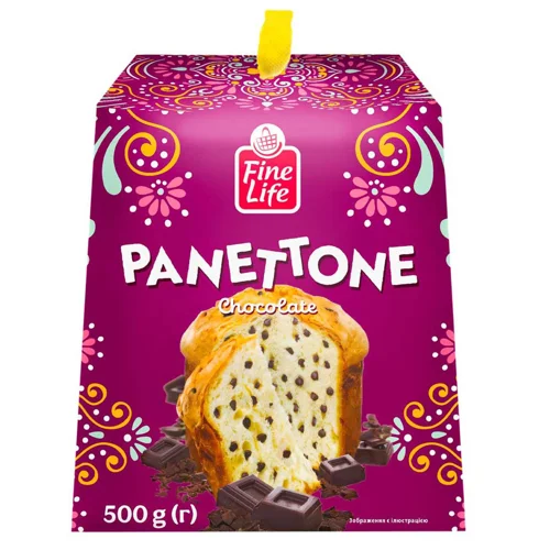 Панеттон Fine Life шоколад 500г