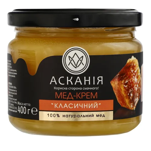Мед-крем Класичний Асканія c/б 400г