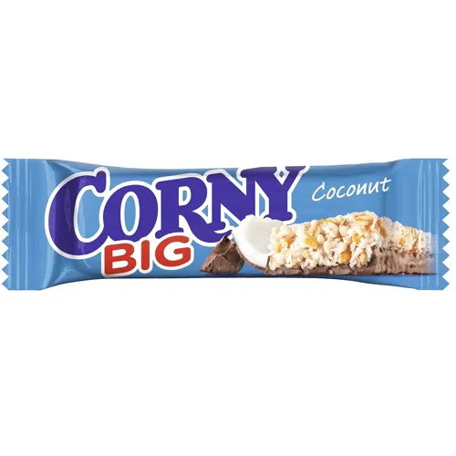 Батончик злаковий Corny з молочним шоколадом та кокосом 50г