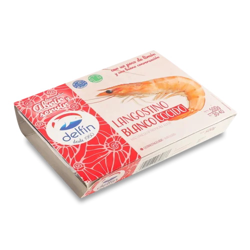 Креветки Варені Тихоокеанські Білі 30/40, 1кг