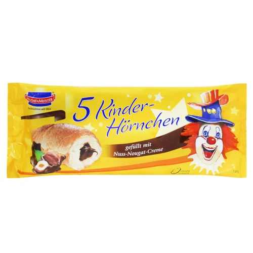 Круасани Kuchen Meister з горіхово-шоколадною начинкою 5шт 240г