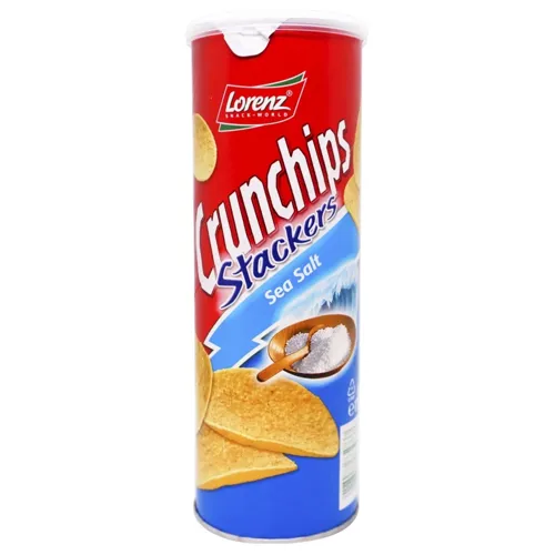 Чіпси картопляні Lorenz Crunchips Морська сіль 175г