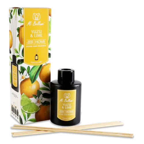 Ароматичний Дифузор для Дому Yuzu&Lime Mi Bellumi, 100мл, натуральна оболонка