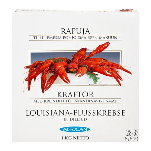 Раки Вищого Ґатунку Варено-Копчені З Кріпом, 18 Кг