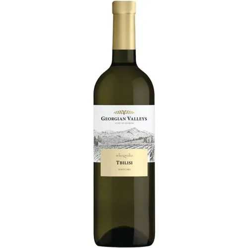 Вино Georgian Valleys Tbilisi White Dry, біле, сухе, 0,75л