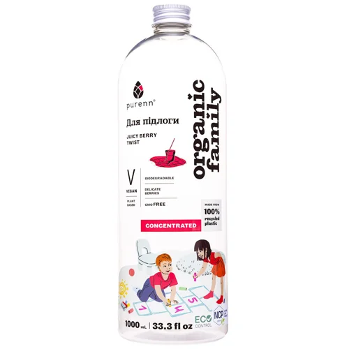 Засіб мийний Organic Family Juicy Berry Twist для підлоги 1л