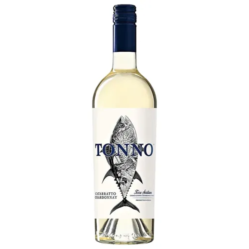 Вино Mare Magnum Cataratto Chardonnay Organic Tonno біле сухе 14.5% 0.75л
