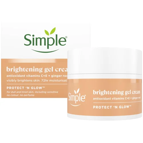 Крем-гель для обличчя Simple Protect N Glow для сяяння шкіри 50мл