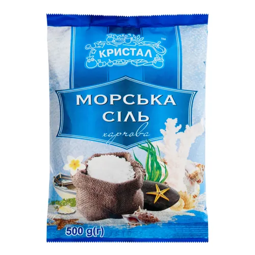 Сіль морська харчова Кристал м/у 500г
