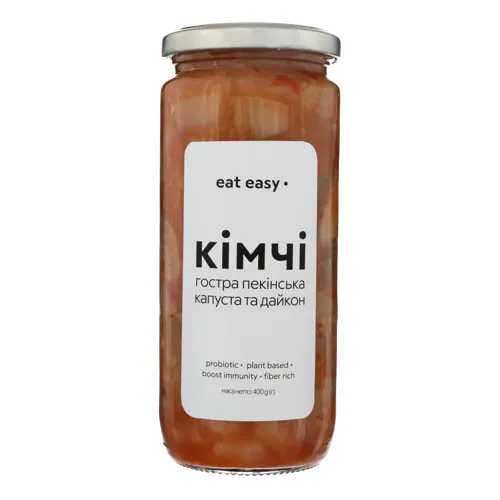 Капуста ферментована гостра кімчі з дайконом Eat Easy с/б 400г