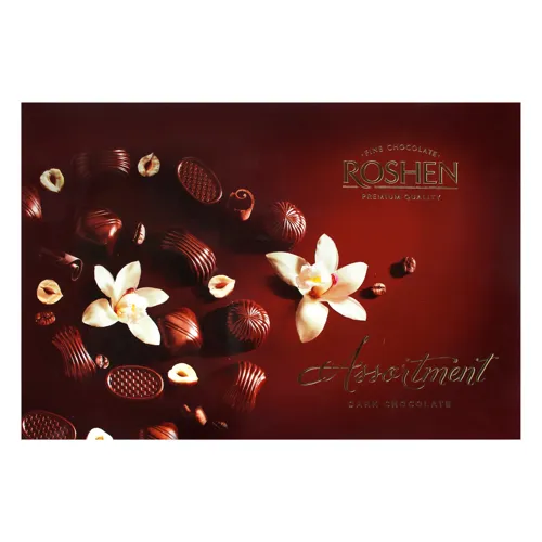 Цукерки Roshen Асорті Темний Шоколад 308г х5