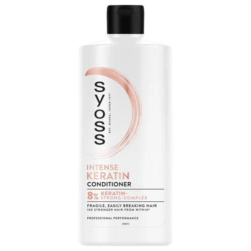 Кондиціонер Syoss Keratin з блакитним лотосом для ламкого волосся 440мл