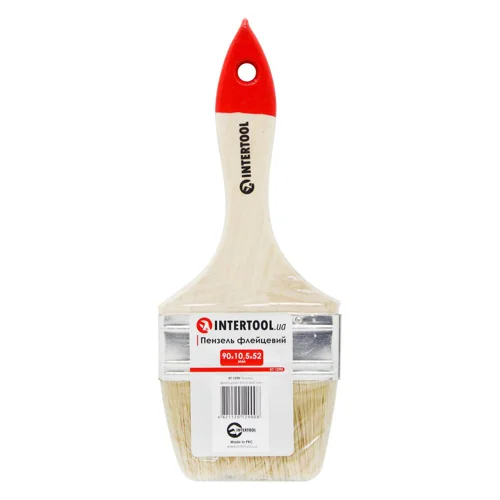 Пензлик флейцевий Intertool 90x10x52мм