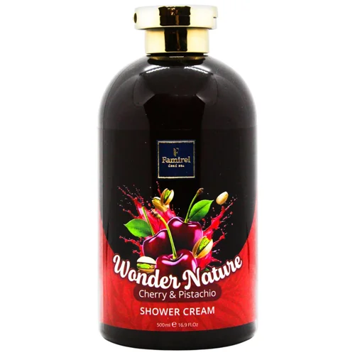 Крем-гель для душу Famirel Wonder Nature Вишня та фісташка,500 мл