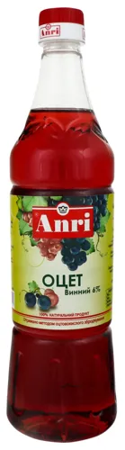 Оцет винний 6% Anri пет 850мл