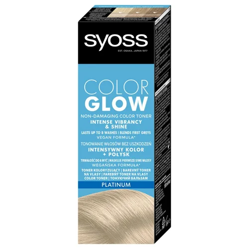 Бальзам тонуючий Syoss Color Glow Платиновий Блондин 150мл