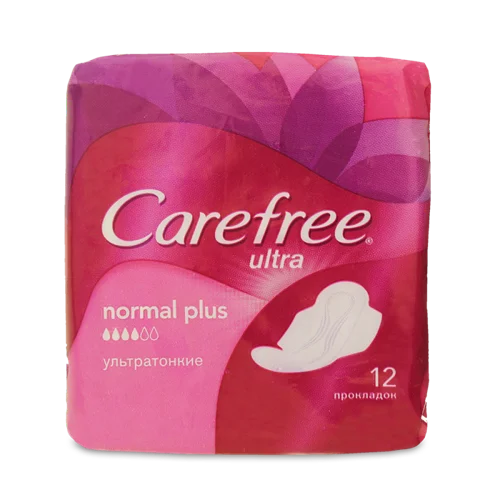 Гігієнічні Прокладки Ultra Normal Plus Carefree, 12 шт/уп