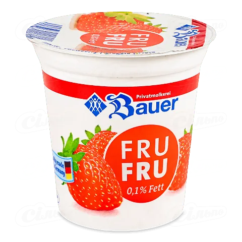 Десерт Bauer Fru. Fru. «Полуниця» 0,1%, 150г