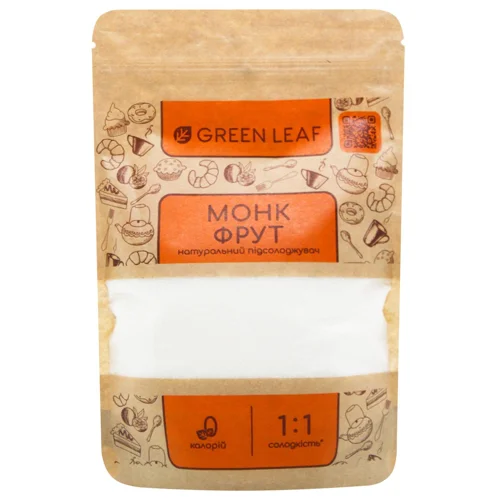 Монк фрут Green Leaf з натуральним підсолоджувачем 250г