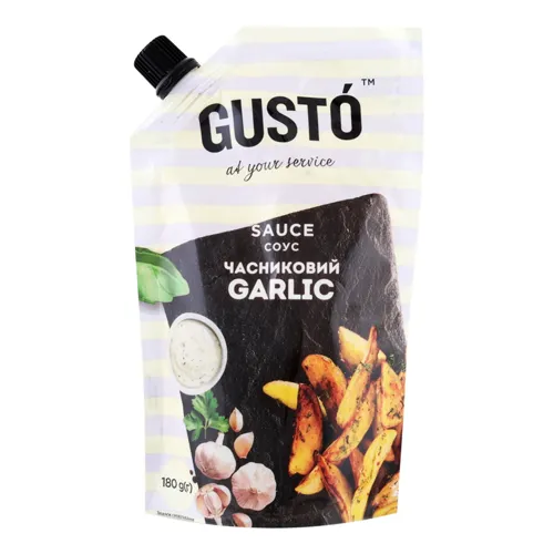 Соус Часниковий Gusto для приготування 180г