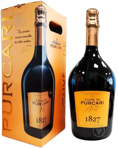 Вино ігристе біле брют Cuvee de Purcari 3.0л
