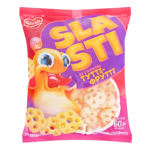 Сніданки сухі Тутті-фрутті Slasti м/у 60г