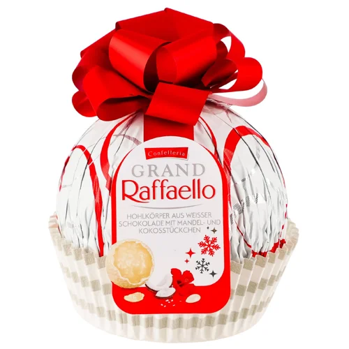 Цукерка Raffaello Grand Білий шоколад зі смаком кокосу 125г
