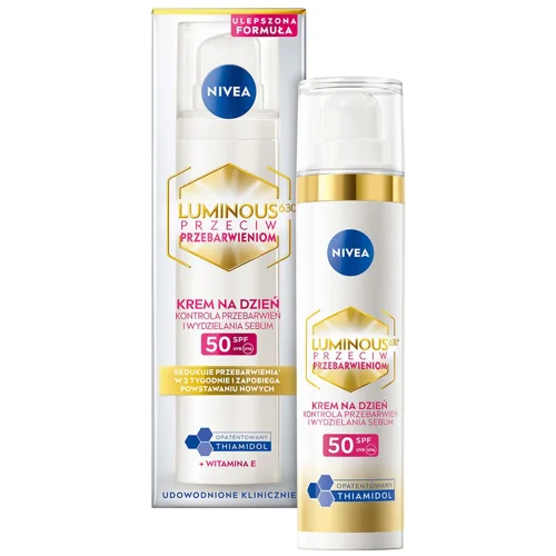 Флюїд для обличчя Nivea Luminous 630® Потрійний захист денний SPF50 40мл