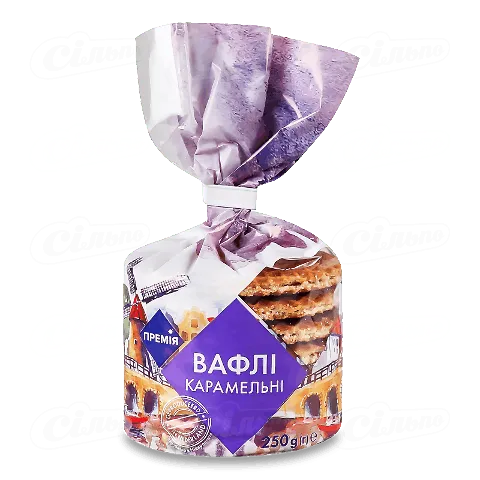 Вафлі «Премія»® карамельні, 250г