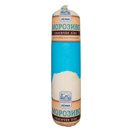 Морозиво 12% класичне біле Лімо м/у 500г