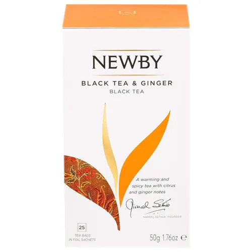Чай чорний Newby Ginger 2г*25шт
