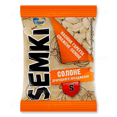 Насіння гарбузове Semki смажене солоне, 40г