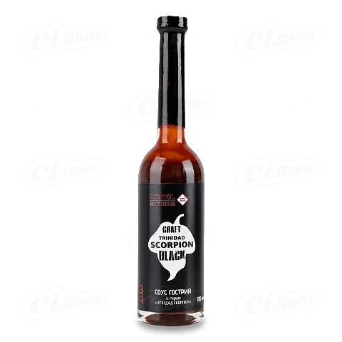Соус ЛТ Zapal Trinidad scorpion black гострий, 100мл