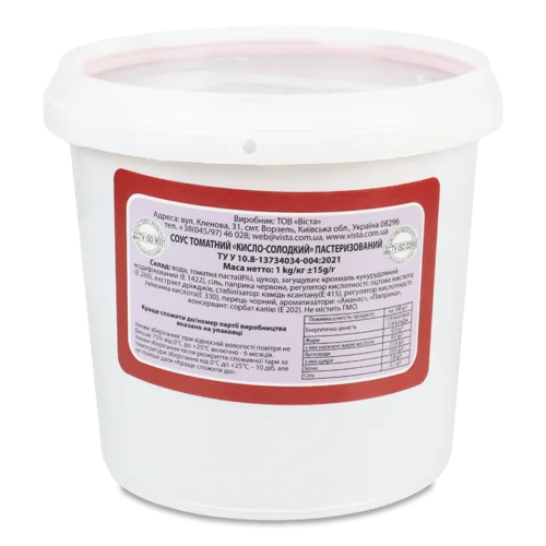 Соус Виста Кисло-Солодкий, в/ґ, 500 мл