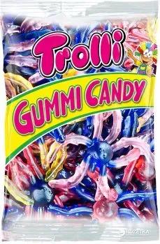 Конфети жувальні Trolli Gummi Candy Осьминог 1 кг