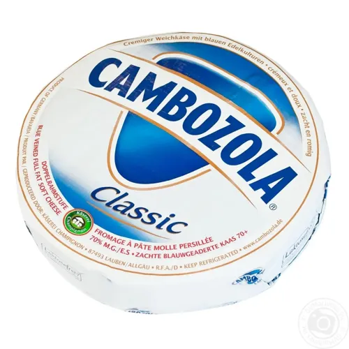Сир Kasherei Champignon Камбацола Класік з білою та блакитною пліснявою 70%