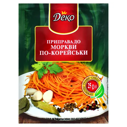 Приправа до моркви по-корейськи 25г Деко