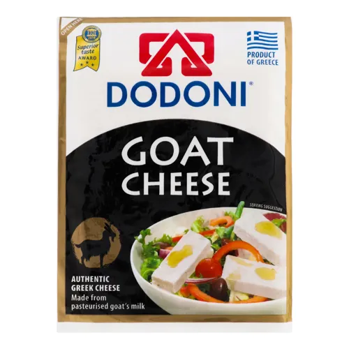 Сир 43% м'який козячий Dodoni вищого ґатунку 200г
