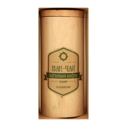 Чай зелений обсмажений Вогняний Листок Іван-Чай Всесвіт туб 80г